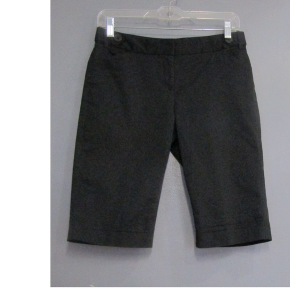 Express Black Editor Bermuda Shorts Size 0 - Picture 1 of 5